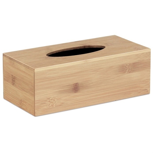 Box na papírové kapesníčky - bambusový, barva přírodní