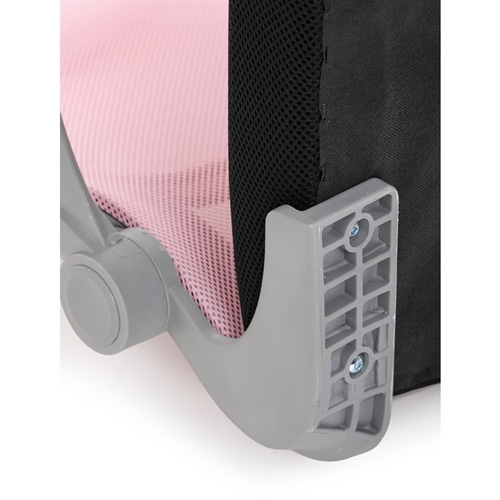 Dětská židle, výškově nastavitelná, růžová síťovina, KA-K2008 PINK