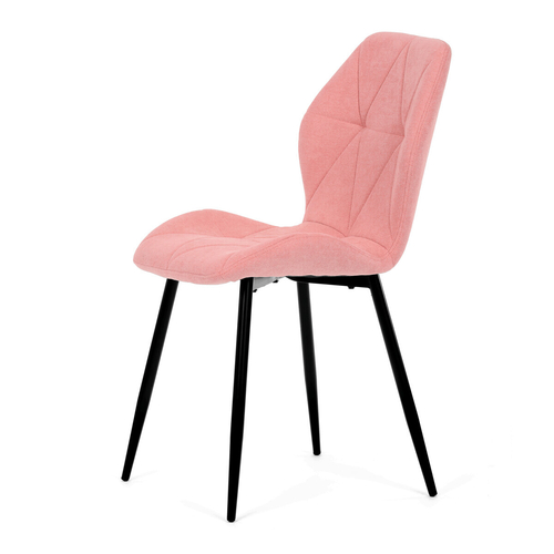 Jídelní židle, růžová, látka, CT-285 PINK2