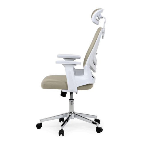 Kancelářská židle, houpací mechanismus, béžová síťovina, KA-K2031 BGE