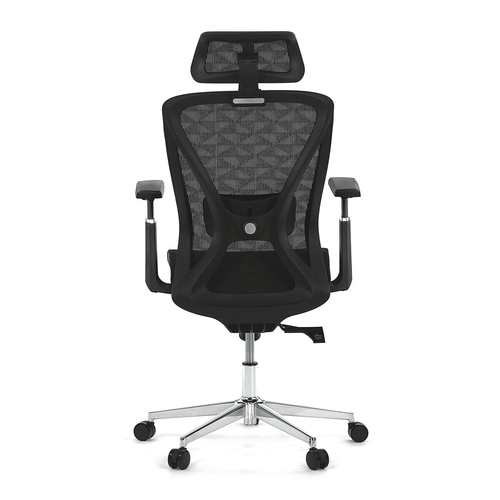 Kancelářská židle, synchronní mechanismus, černá síťovina, KA-S258 BK