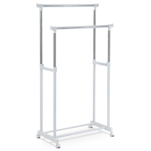 Stojan na šaty, plast, bílá, 83488 WT