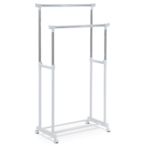 Stojan na šaty, plast, bílá, 83488 WT