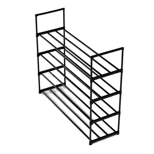 Botník, kov, černá, GD-406 BK