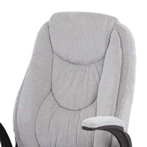 Kancelářské křeslo, houpací mechanismus, šedá látka, KA-G303 SIL2