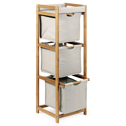 Regál, masiv, šedá, DR-012-3