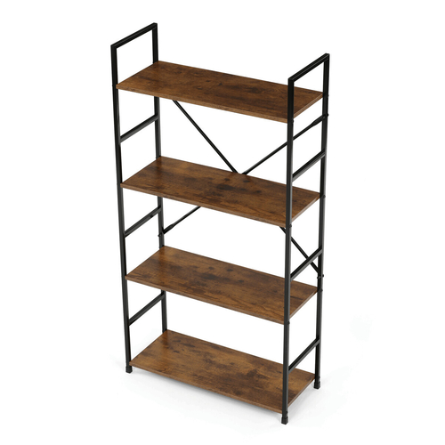 Regál, mdf, hnědá, GD-224 OLW