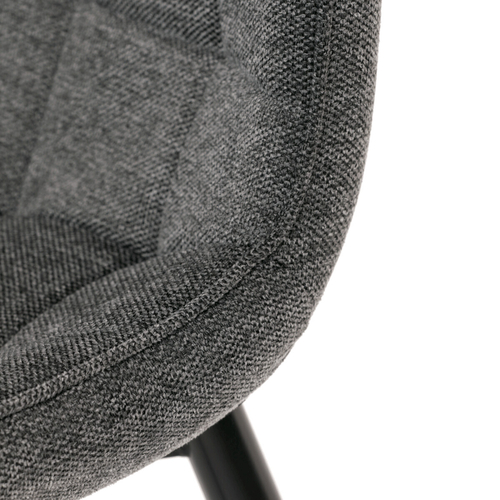 Jídelní židle, šedá, látka, HC-462 GREY2