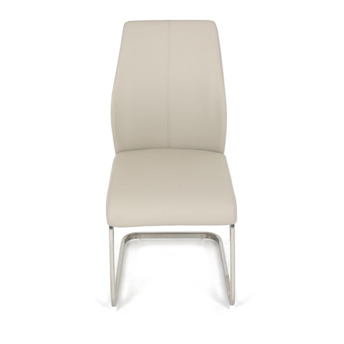 Jídelní židle, krémová, ekokůže, DCL-D1277 CRM