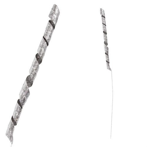 Prut dekorační stříbrný