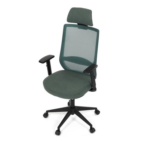 Kancelářská židle, synchronní mechanismus, zelená síťovina, KA-V3329 GRN