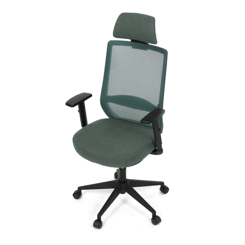 Kancelářská židle, synchronní mechanismus, zelená síťovina, KA-V3329 GRN
