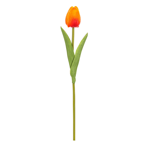 Tulipán pěnový - umělý řezaný, barva oranžová