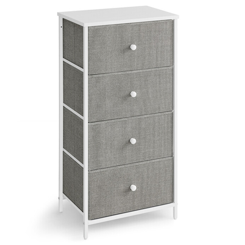 Komoda 45x30x92cm, mdf, šedá, AUK-E1031 GREY