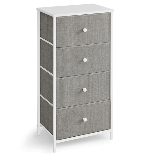 Komoda 45x30x92cm, mdf, šedá, AUK-E1031 GREY