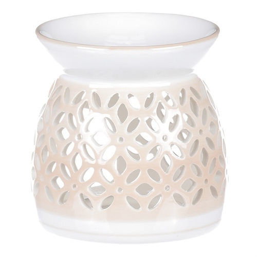 Aromalampa - porcelánová, barva krémová