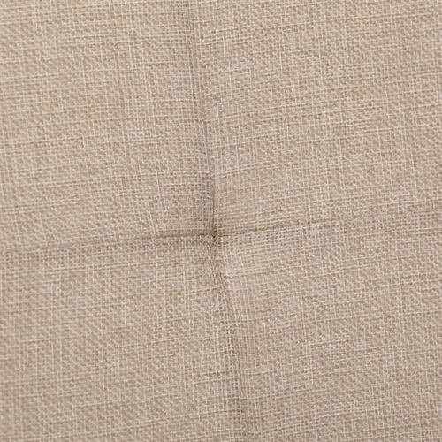 Taburet s úložným prostorem, béžová, látka, TAB-462 CRM2