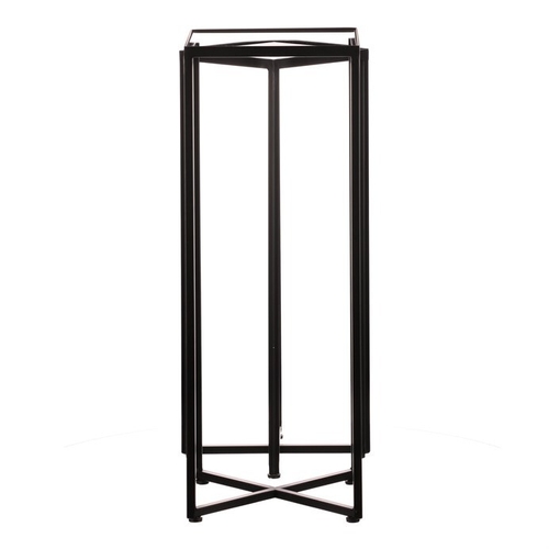 Stojan na květiny -  kovové rámy, skleněná deska, cena za sadu 2 ks