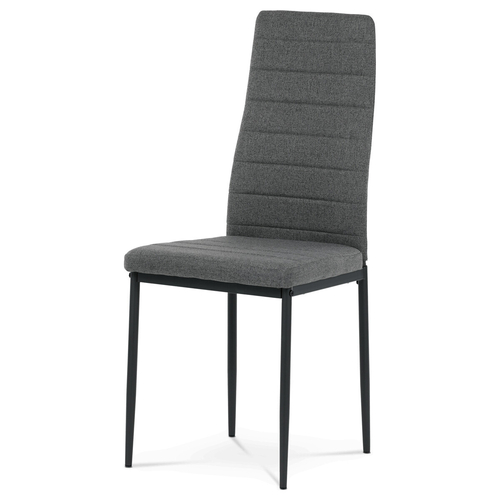 Jídelní set s 4 židlemi, 130x70x76cm, keramika, mramor, ASE-1004 GREY2