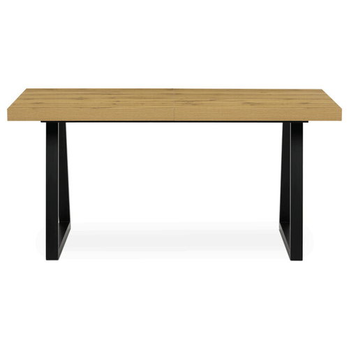 Jídelní stůl rozkládací 160-240x90 cm, lamino, dub, HT-R5624 OAK