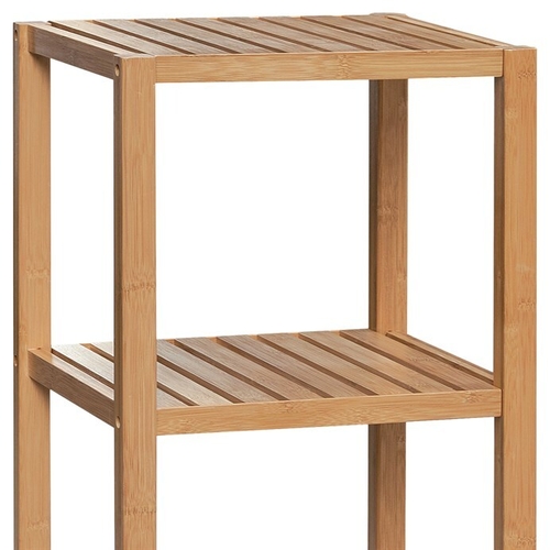 Regál, masiv, hnědá, DR-011-4