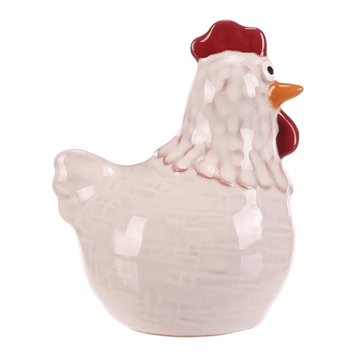 Slepička - keramická figurka, vel. S, barva bílá