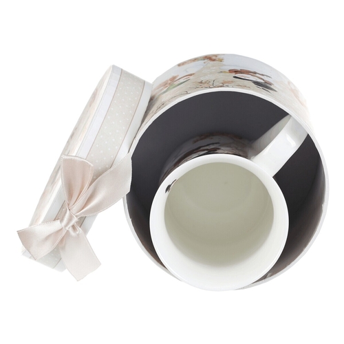 Hrnek porcelánový - 320 ml, dárkové balení, sněhuláci  a veselá zvířátka