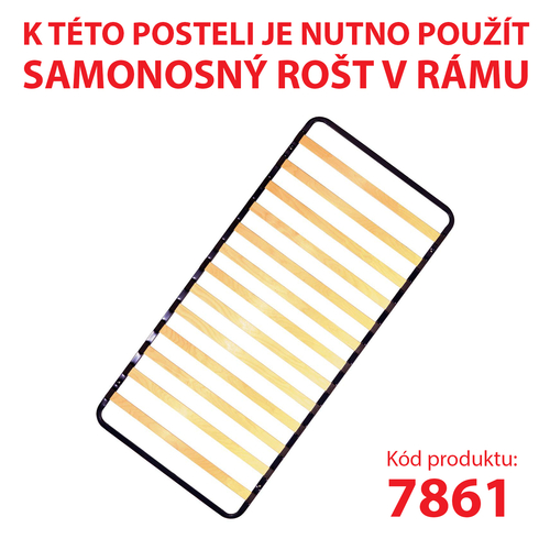 Multifunkční postel 90x200 MICHIGAN dub