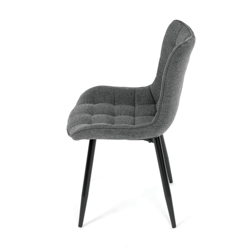 Jídelní židle, šedá, látka, HC-462 GREY2