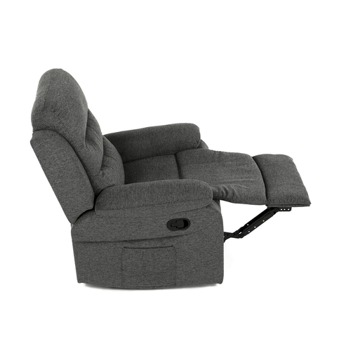 Polohovací křeslo, šedá, látka, TV-4086 GREY2