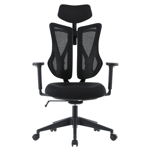 Kancelářská židle, synchronní mechanismus, černá síťovina, KA-H3245 BK