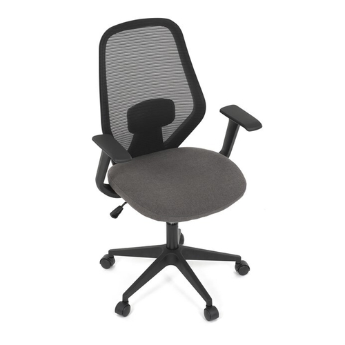 Kancelářská židle, houpací mechanismus, černá síťovina, KA-V3149 BK