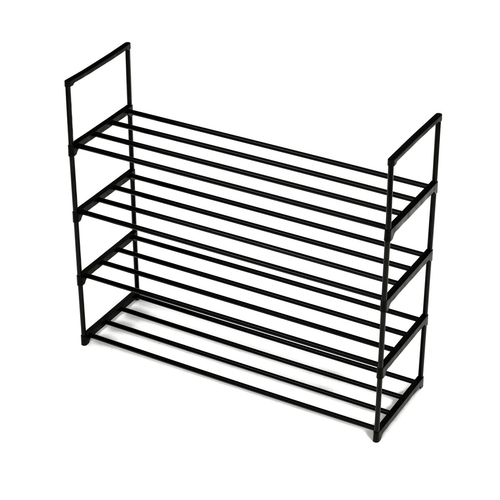Botník, kov, černá, GD-406 BK