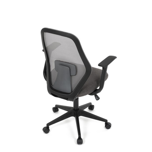 Kancelářská židle, houpací mechanismus, šedá síťovina, KA-V3149 GREY