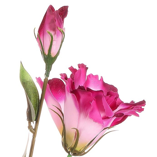 Eustoma - umělá řezaná květina, světle fialová