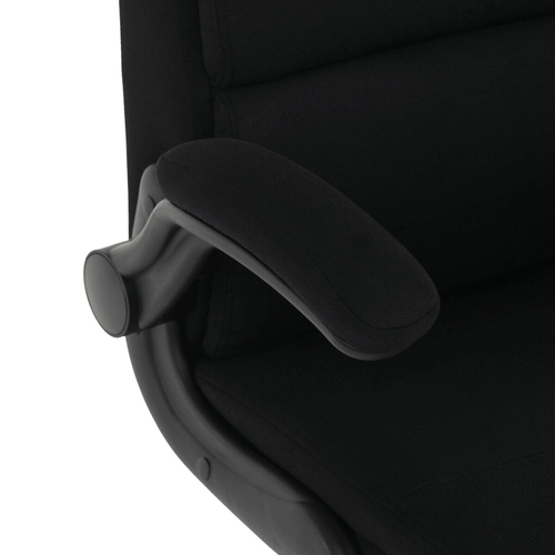 Kancelářské křeslo, houpací mechanismus, černá látka, KA-K3104 BK