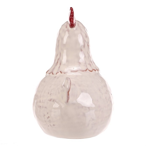Slepička - keramická figurka, vel. L, barva bílá