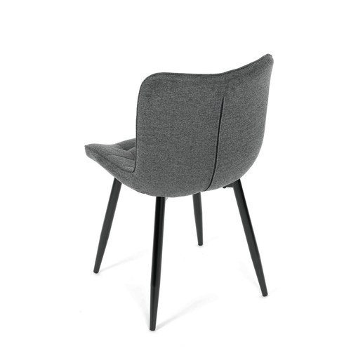 Jídelní židle, šedá, látka, HC-462 GREY2