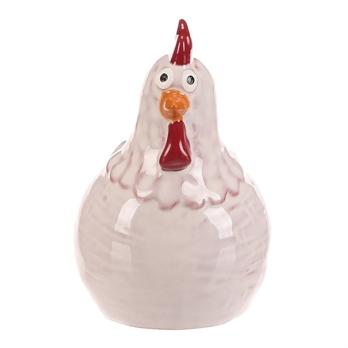 Slepička - keramická figurka, vel. S, barva bílá