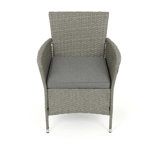 Zahradní sestava 100x60x69cm, polyratan, šedá, AZS-A1442 GREY