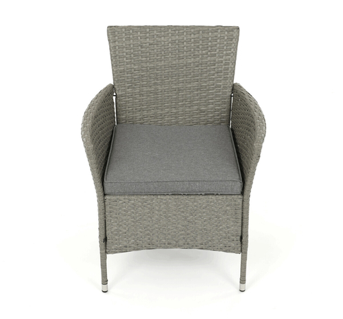 Zahradní sestava 100x60x69cm, polyratan, šedá, AZS-A1442 GREY