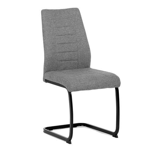 Jídelní židle, šedá, látka, DCL-438 GREY2