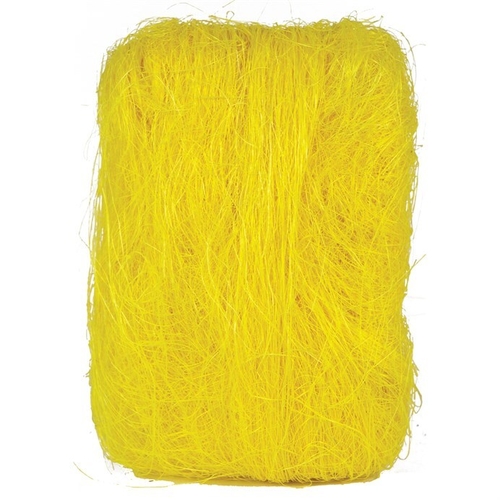 Sisalové vlákno - balení 500 g, barva žlutá