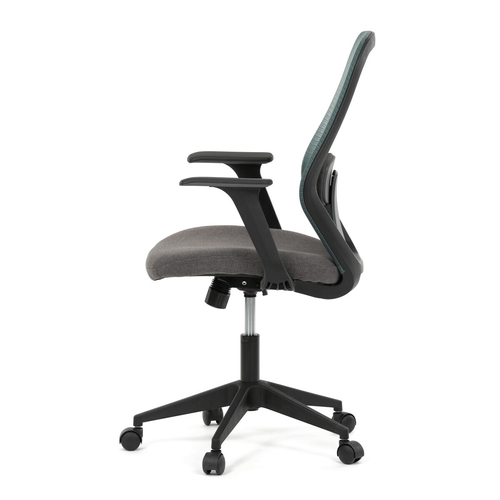 Kancelářská židle, houpací mechanismus, zelená síťovina, KA-V3149 GRN