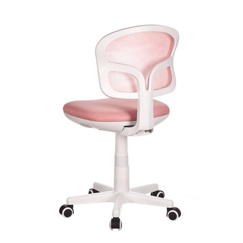 Dětská židle, výškově nastavitelná, růžová síťovina, KA-C801 PINK