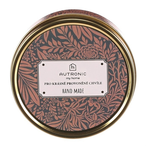 Svíčka aromatická - kovová dóza s víkem, mix 2 druhů, cena za 1 ks