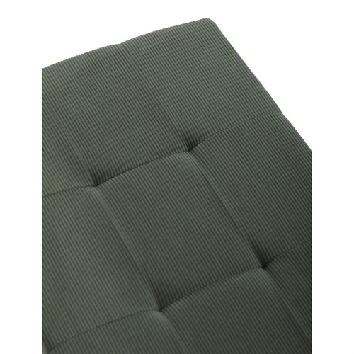 Taburet s úložným prostorem, zelená, manšestrová látka, TAB-472 GRN6