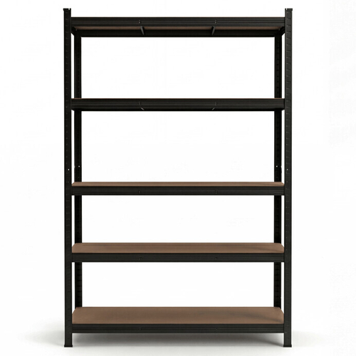 Regál, kov, černá, AUR-G2120 BK