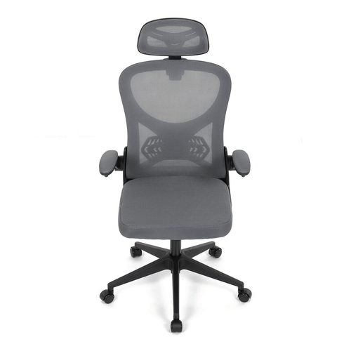 Kancelářská židle, houpací mechanismus, šedá, KA-K2021 GREY