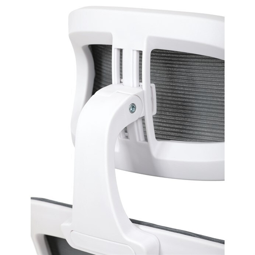 Kancelářská židle, houpací mechanismus, šedá síťovina, KA-Q843 GREY